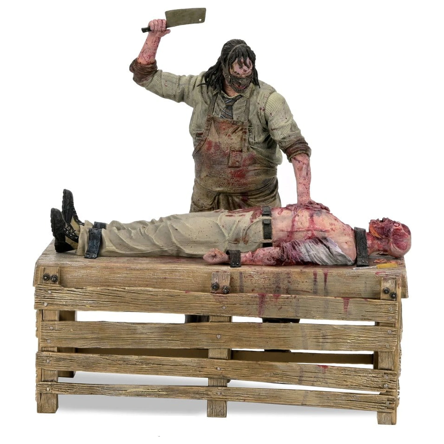 Texas Chainsaw Massacre: The Beginning Diorama akciófigura Leatherface Slaughterhouse Boxed Set 18 cm termékfotó