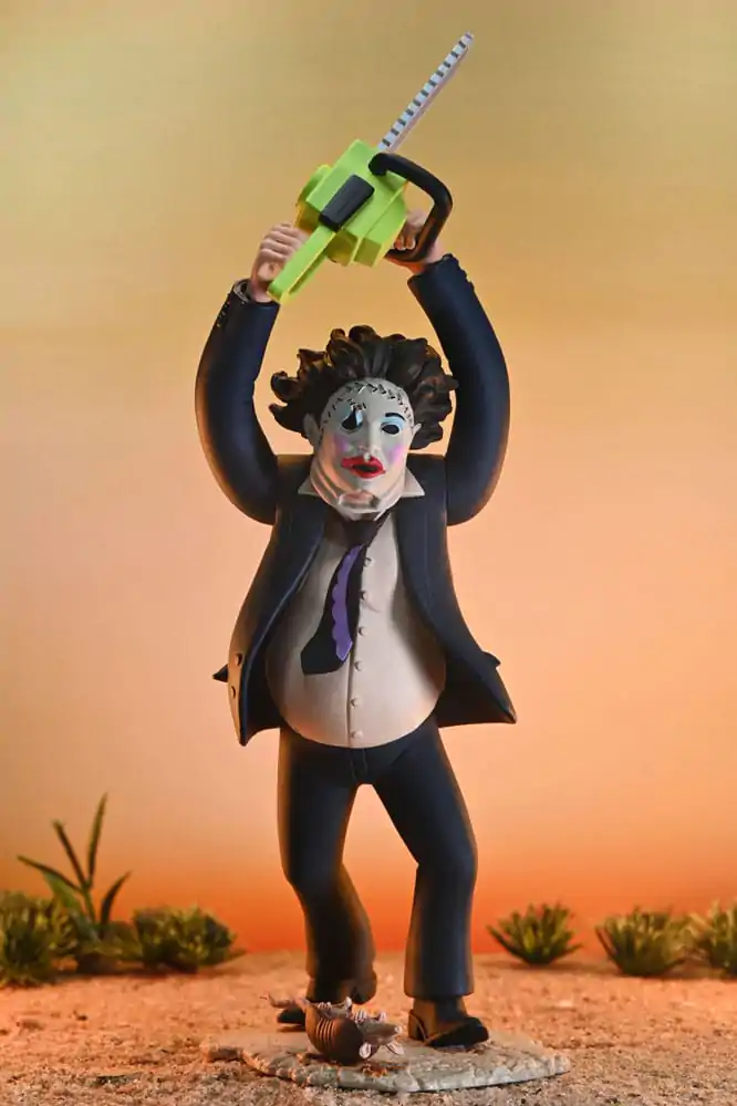 Texas Chainsaw Massacre Toony Terrors Action Figure 50th Anniversary Pretty Woman Leatherface 15 cm termékfotó