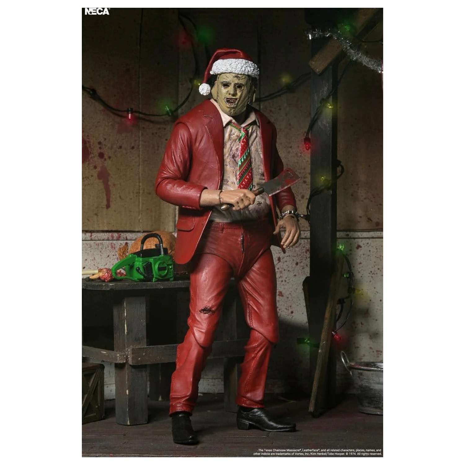 Texas Chainsaw Massacre Ultimate Santa Leatherface akciófigura 18 cm termékfotó