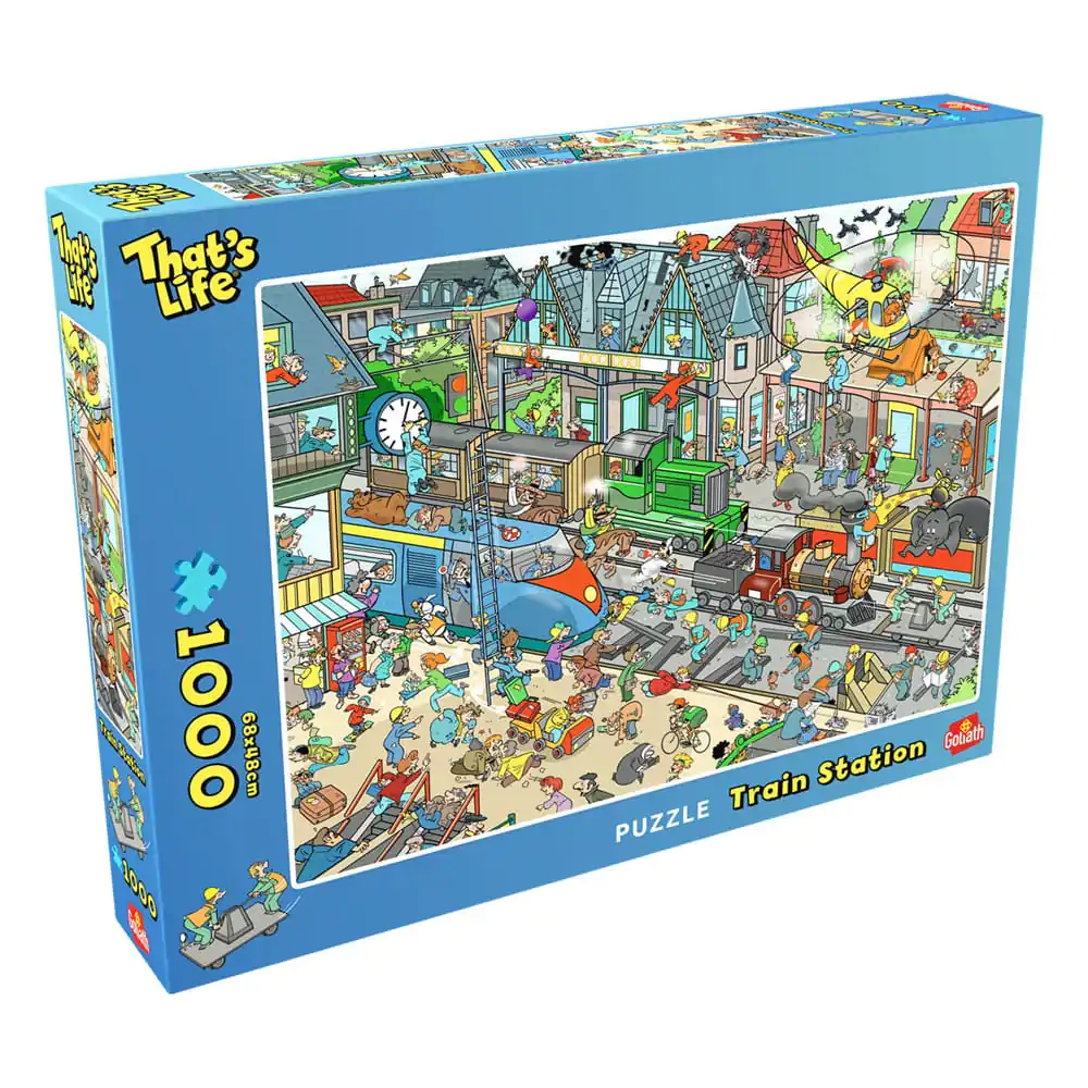 That´s Life Bix Box Puzzle Train Station (1000 pieces) termékfotó