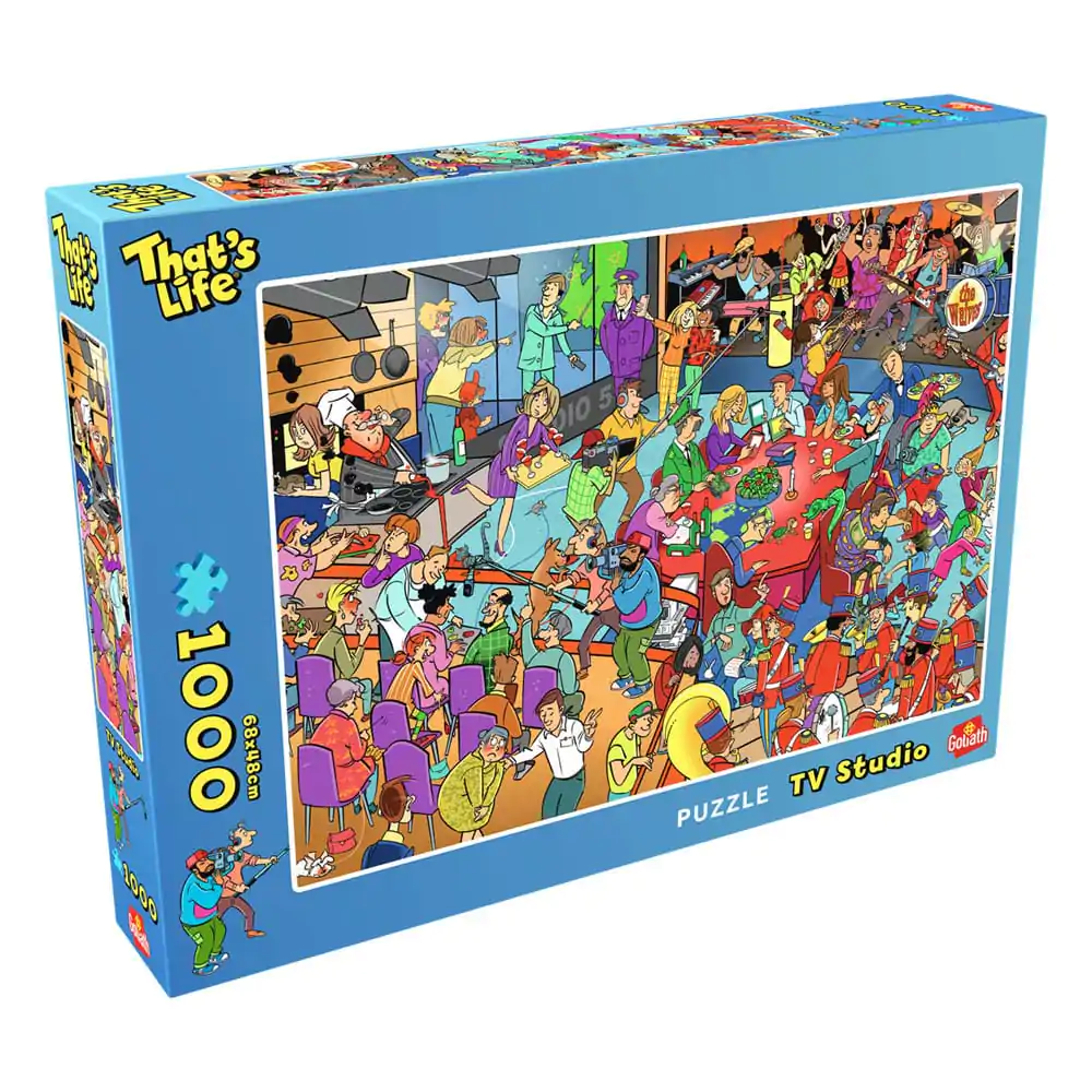 That´s Life Bix Box Puzzle TV Studio (1000 Teile) termékfotó