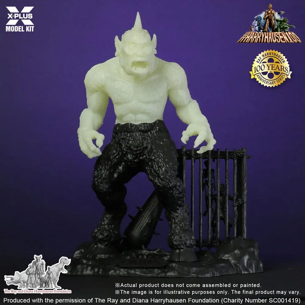 The 7th Voyage of Sinbad 1/35 Ray Harryhausens Cyclops Glow in the Dark Edition szobor figura 24 cm termékfotó