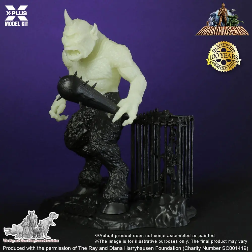 The 7th Voyage of Sinbad 1/35 Ray Harryhausens Cyclops Glow in the Dark Edition szobor figura 24 cm termékfotó