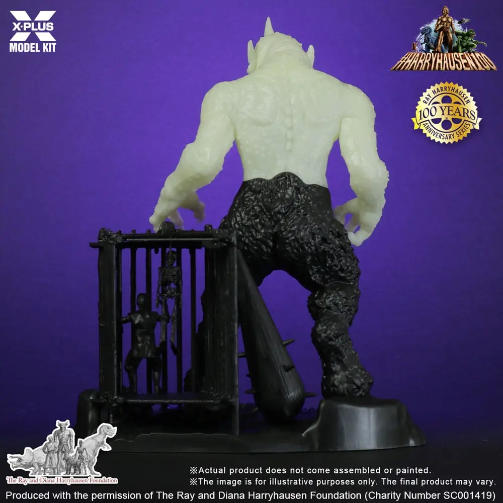 The 7th Voyage of Sinbad 1/35 Ray Harryhausens Cyclops Glow in the Dark Edition szobor figura 24 cm termékfotó