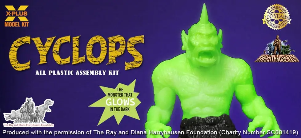 The 7th Voyage of Sinbad 1/35 Ray Harryhausens Cyclops Glow in the Dark Edition szobor figura 24 cm termékfotó