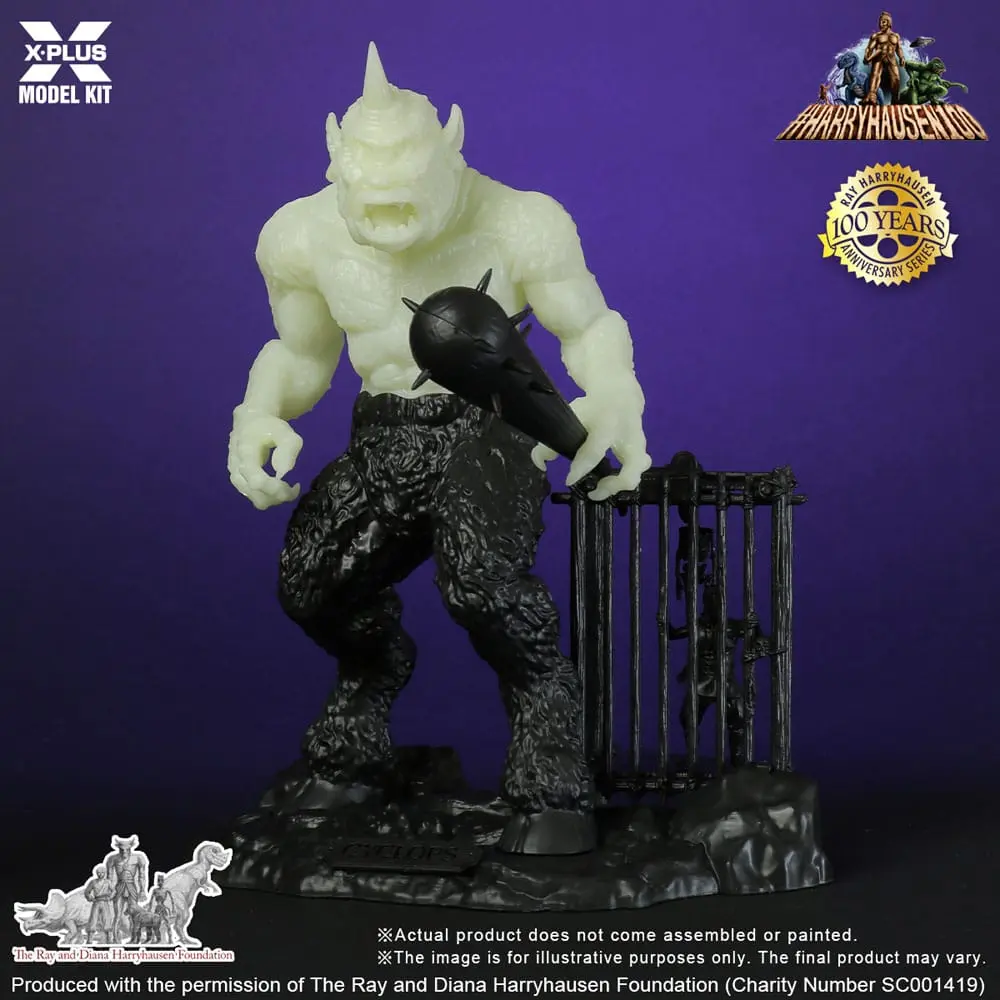 The 7th Voyage of Sinbad 1/35 Ray Harryhausens Cyclops Glow in the Dark Edition szobor figura 24 cm termékfotó