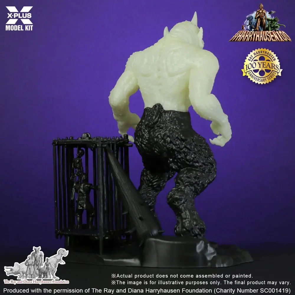 The 7th Voyage of Sinbad 1/35 Ray Harryhausens Cyclops Glow in the Dark Edition szobor figura 24 cm termékfotó