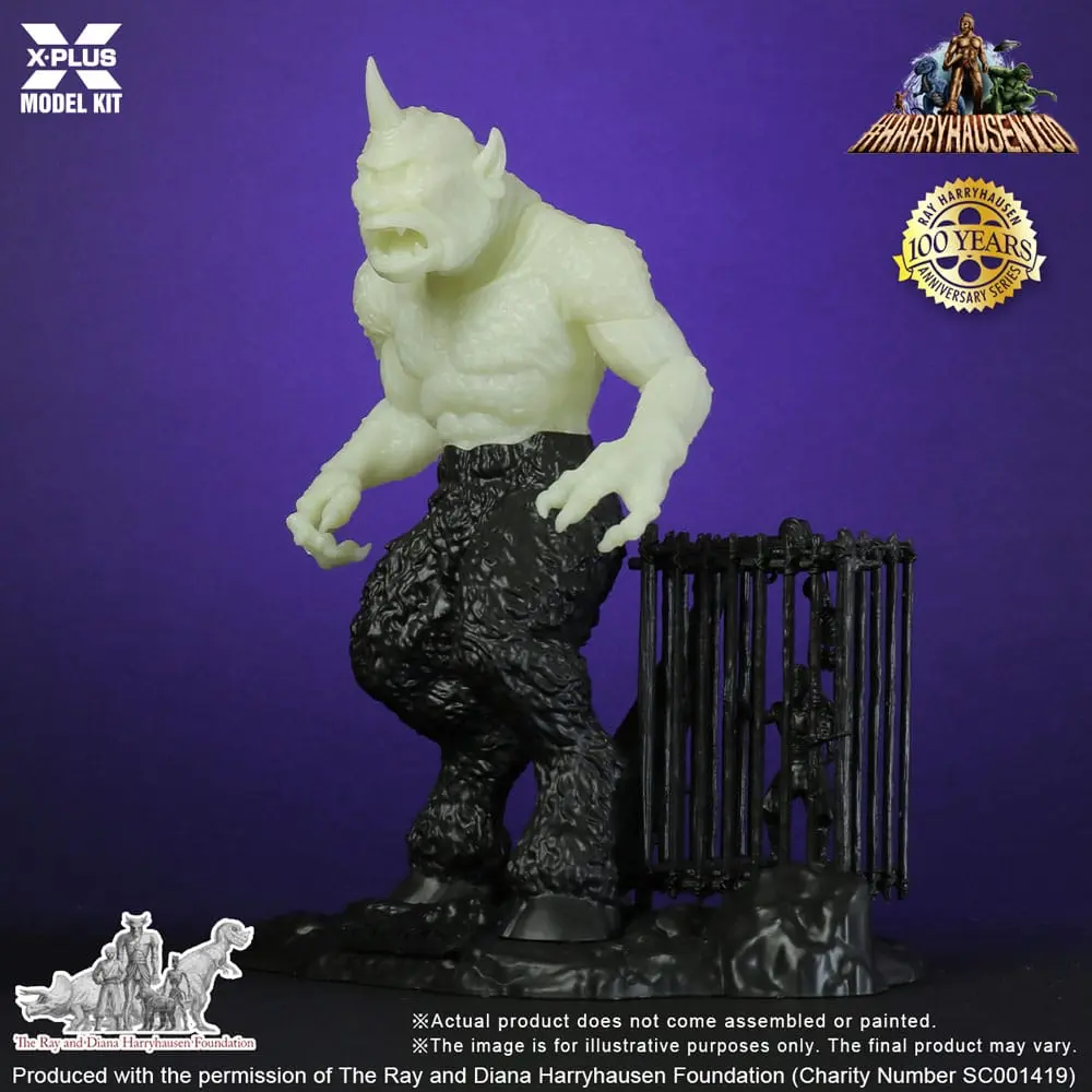 The 7th Voyage of Sinbad 1/35 Ray Harryhausens Cyclops Glow in the Dark Edition szobor figura 24 cm termékfotó