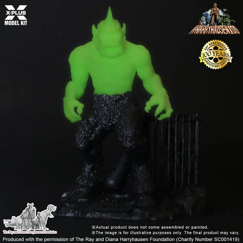 The 7th Voyage of Sinbad 1/35 Ray Harryhausens Cyclops Glow in the Dark Edition szobor figura 24 cm termékfotó