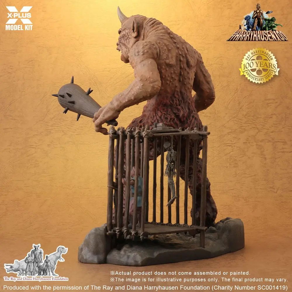 The 7th Voyage of Sinbad 1/8 Ray Harryhausens Cyclops modell készlet 23 cm termékfotó