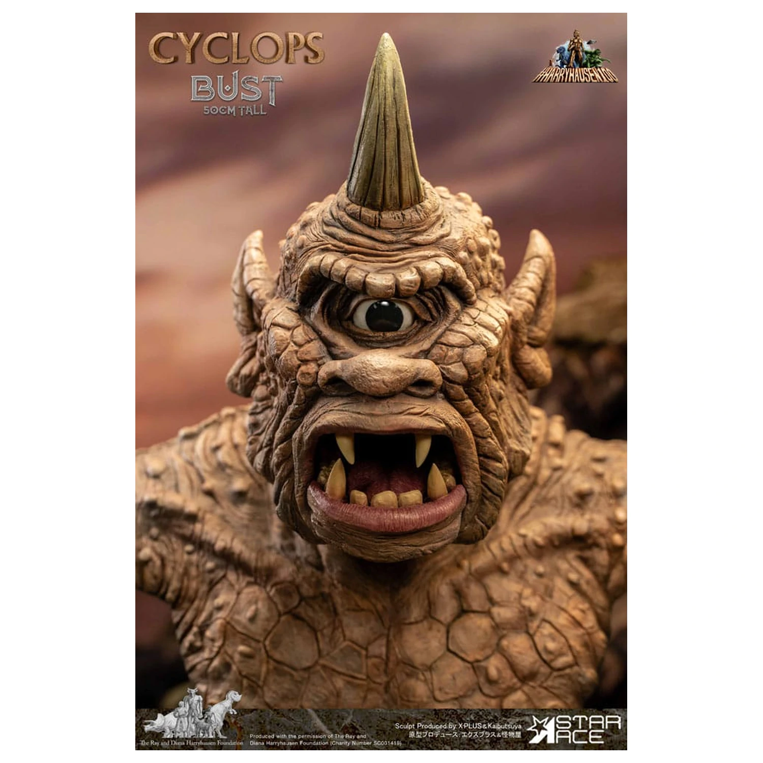 The 7th Voyage of Sinbad mellszobor figura Ray Harryhausens Cyclops 50 cm termékfotó