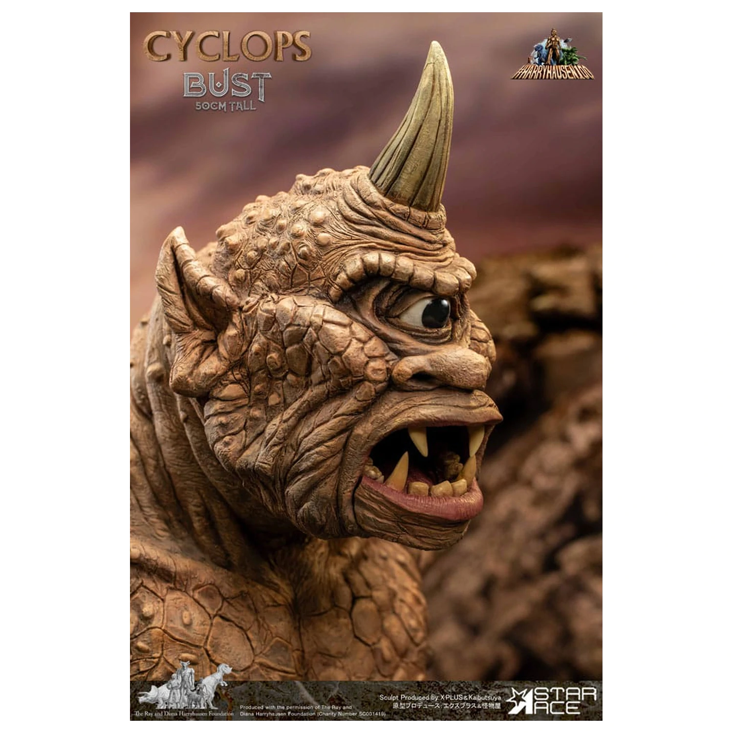 The 7th Voyage of Sinbad mellszobor figura Ray Harryhausens Cyclops 50 cm termékfotó