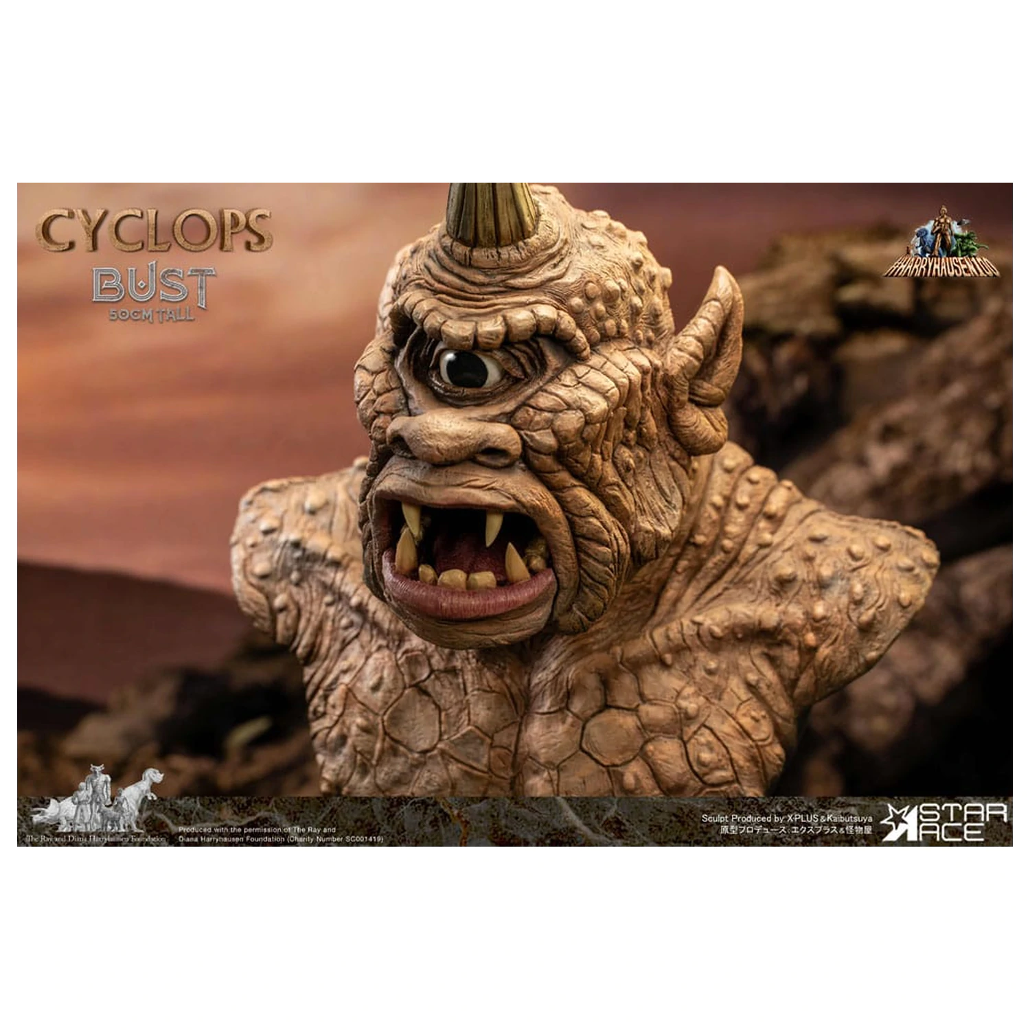 The 7th Voyage of Sinbad mellszobor figura Ray Harryhausens Cyclops 50 cm termékfotó