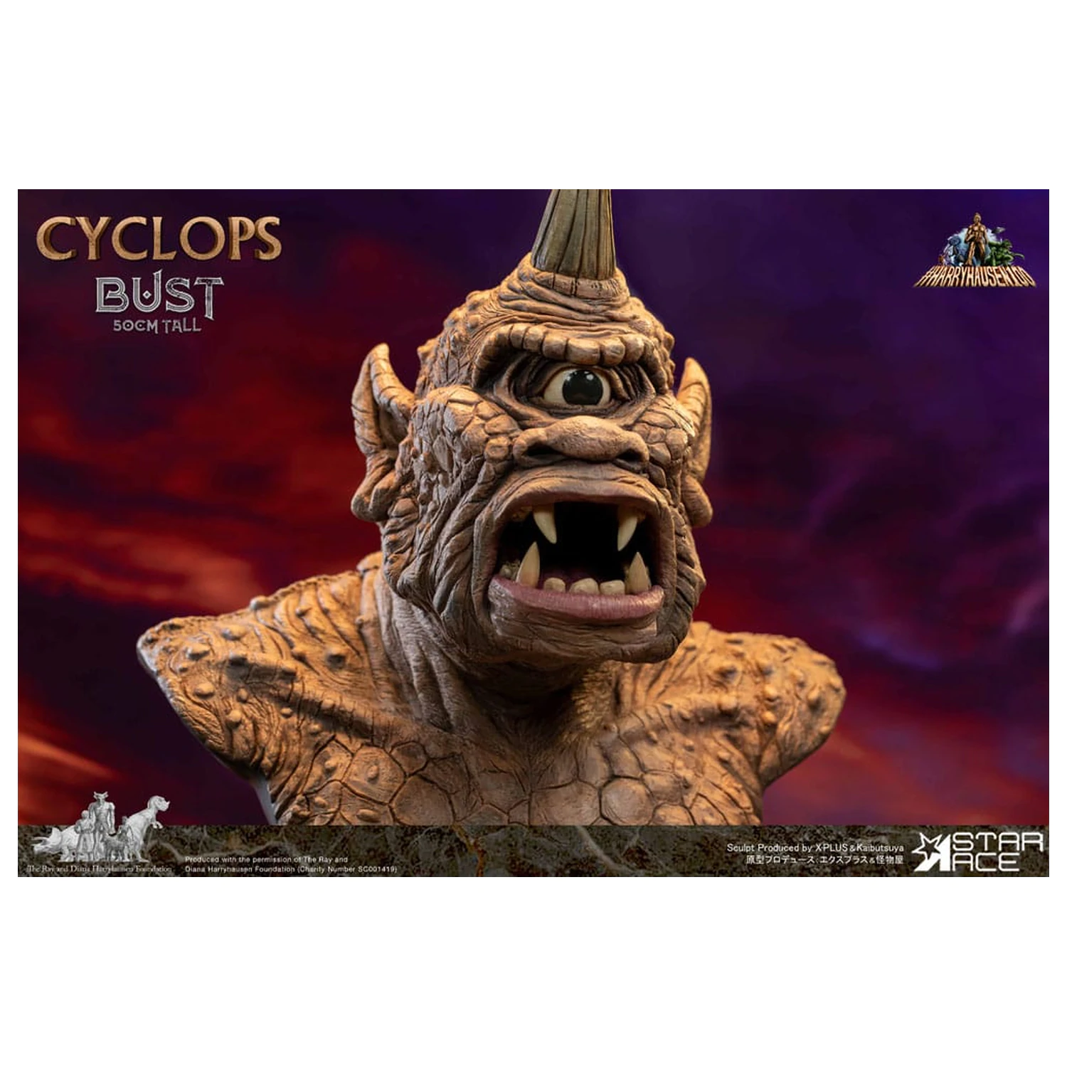 The 7th Voyage of Sinbad mellszobor figura Ray Harryhausens Cyclops 50 cm termékfotó