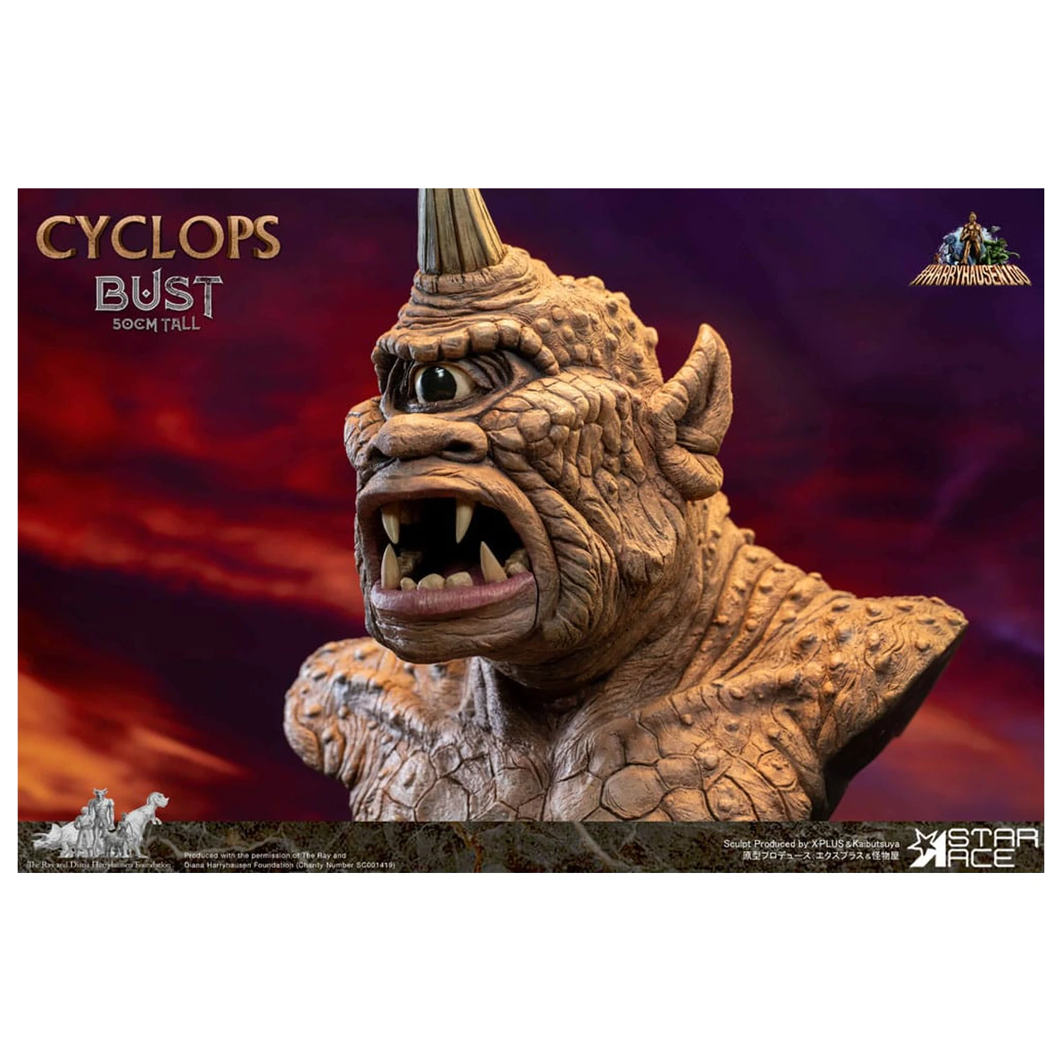 The 7th Voyage of Sinbad mellszobor figura Ray Harryhausens Cyclops 50 cm termékfotó