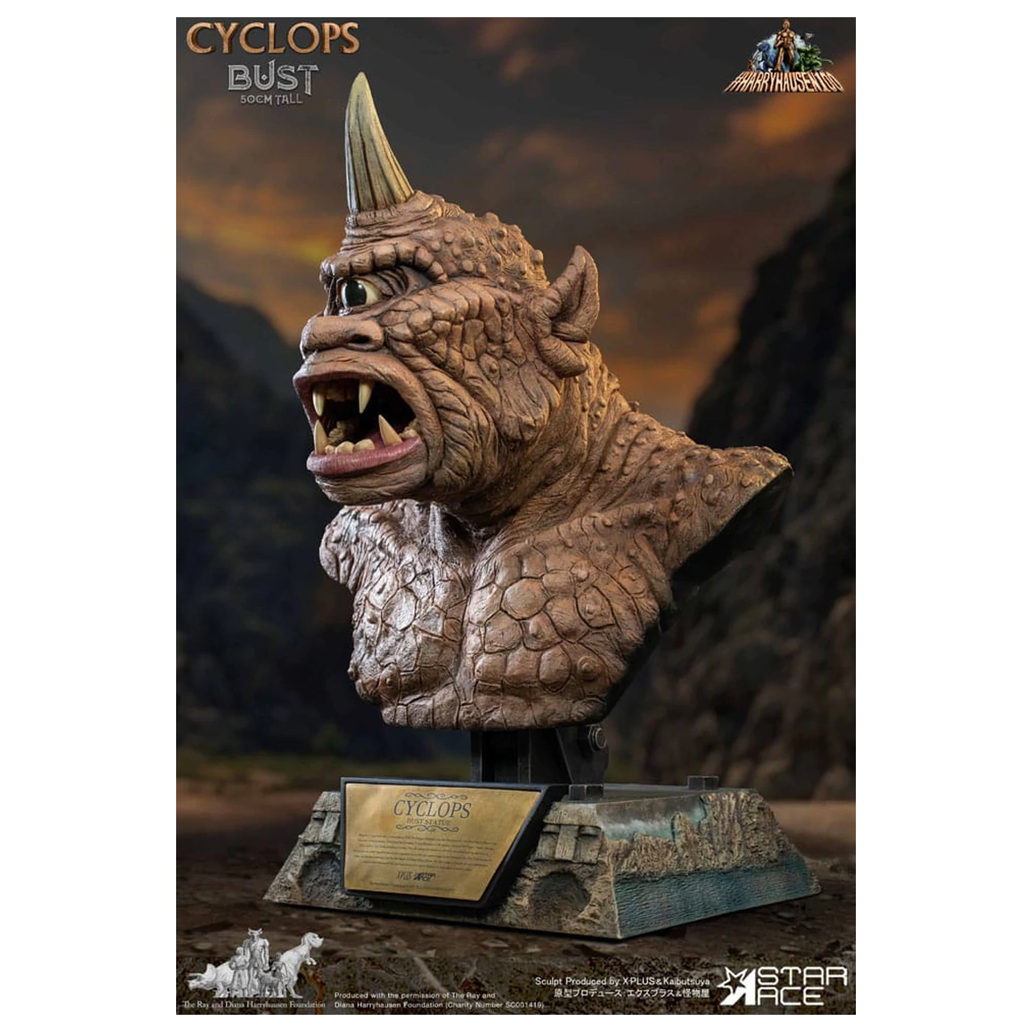 The 7th Voyage of Sinbad mellszobor figura Ray Harryhausens Cyclops 50 cm termékfotó