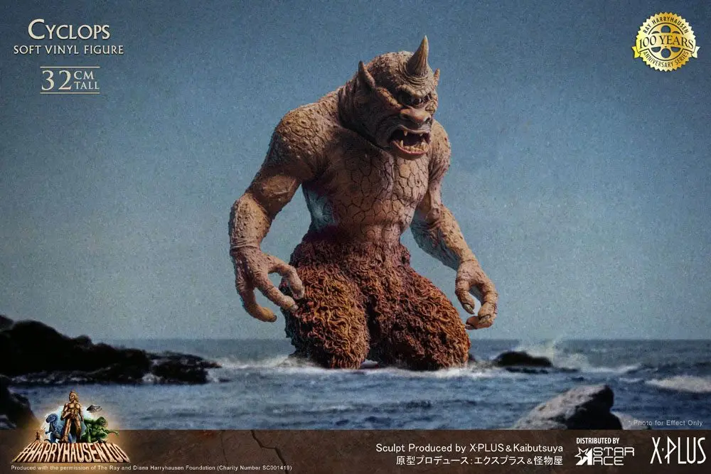 The 7th Voyage of Sinbad Ray Harryhausens Cyclops Deluxe Version Soft Vinyl szobor figura 32 cm termékfotó