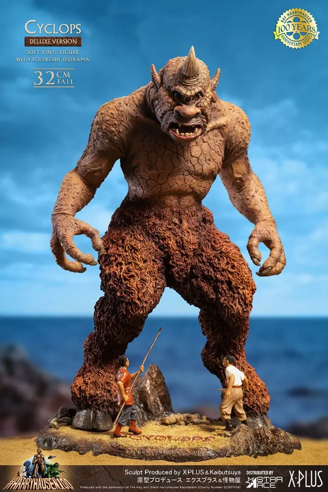 The 7th Voyage of Sinbad Ray Harryhausens Cyclops Deluxe Version Soft Vinyl szobor figura 32 cm termékfotó