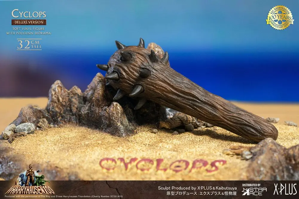 The 7th Voyage of Sinbad Ray Harryhausens Cyclops Deluxe Version Soft Vinyl szobor figura 32 cm termékfotó