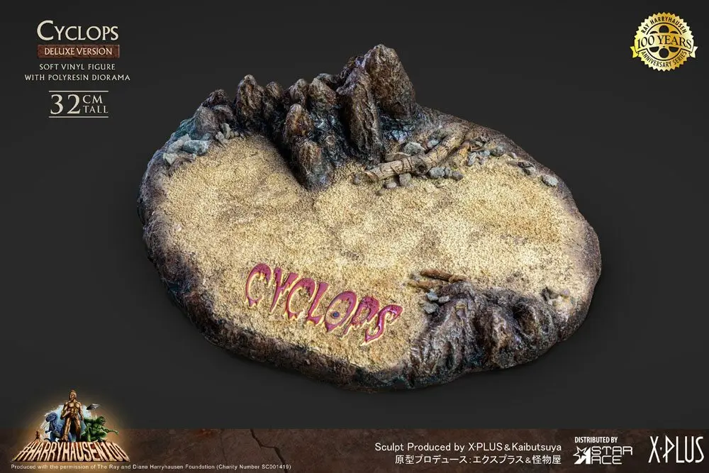 The 7th Voyage of Sinbad Ray Harryhausens Cyclops Deluxe Version Soft Vinyl szobor figura 32 cm termékfotó