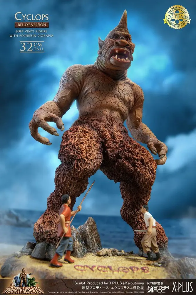 The 7th Voyage of Sinbad Ray Harryhausens Cyclops Deluxe Version Soft Vinyl szobor figura 32 cm termékfotó