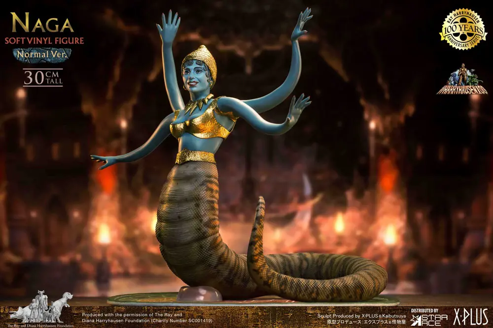 The 7th Voyage of Sinbad Soft Vinyl szobor figura Ray Harryhausen's Naga (Snake Woman) 31 cm termékfotó