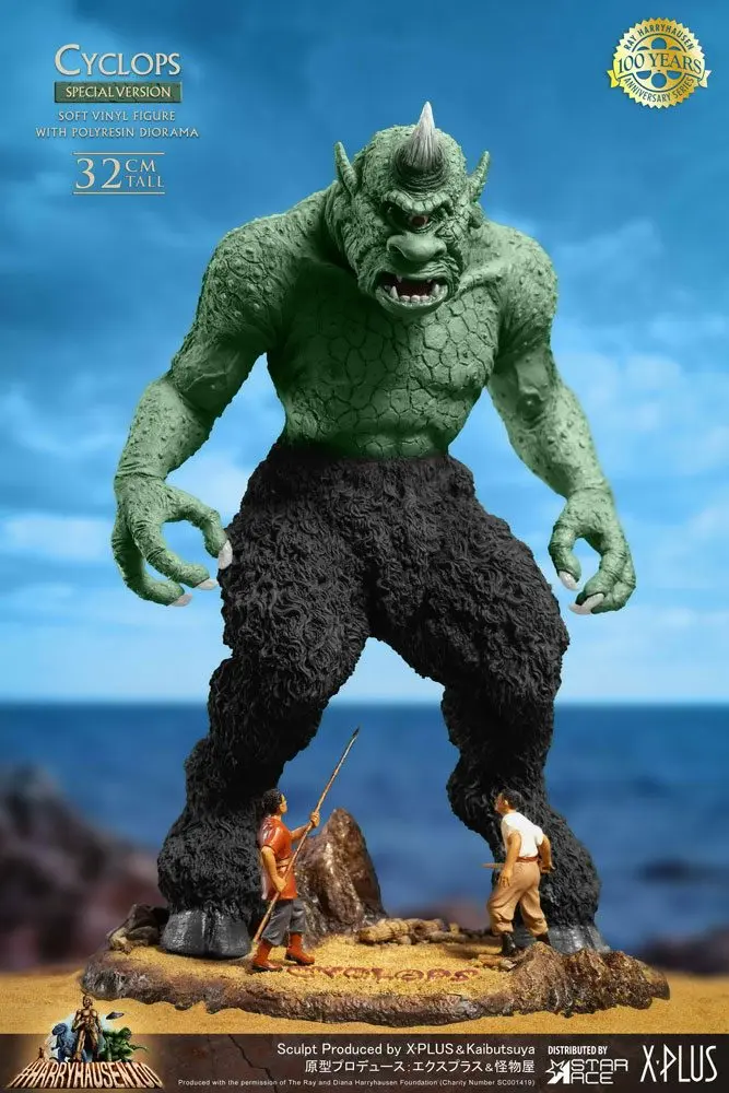 The 7th Voyage of Sinbad Soft Vinyl szobor figura Ray Harryhausens Cyclops Special Version 32 cm termékfotó