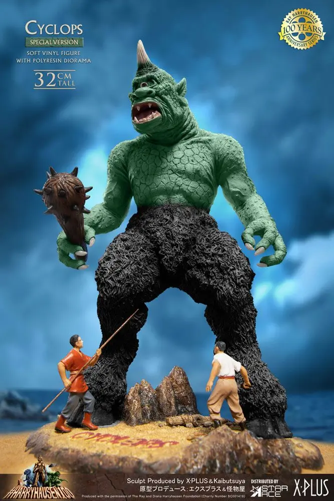 The 7th Voyage of Sinbad Soft Vinyl szobor figura Ray Harryhausens Cyclops Special Version 32 cm termékfotó