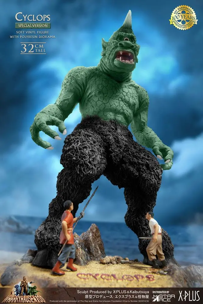 The 7th Voyage of Sinbad Soft Vinyl szobor figura Ray Harryhausens Cyclops Special Version 32 cm termékfotó