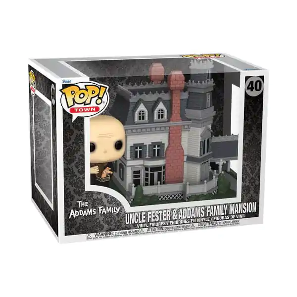 The Addams Family Funko POP! Town Vinyl figura Addams Home w/Uncle Fester 9 cm termékfotó