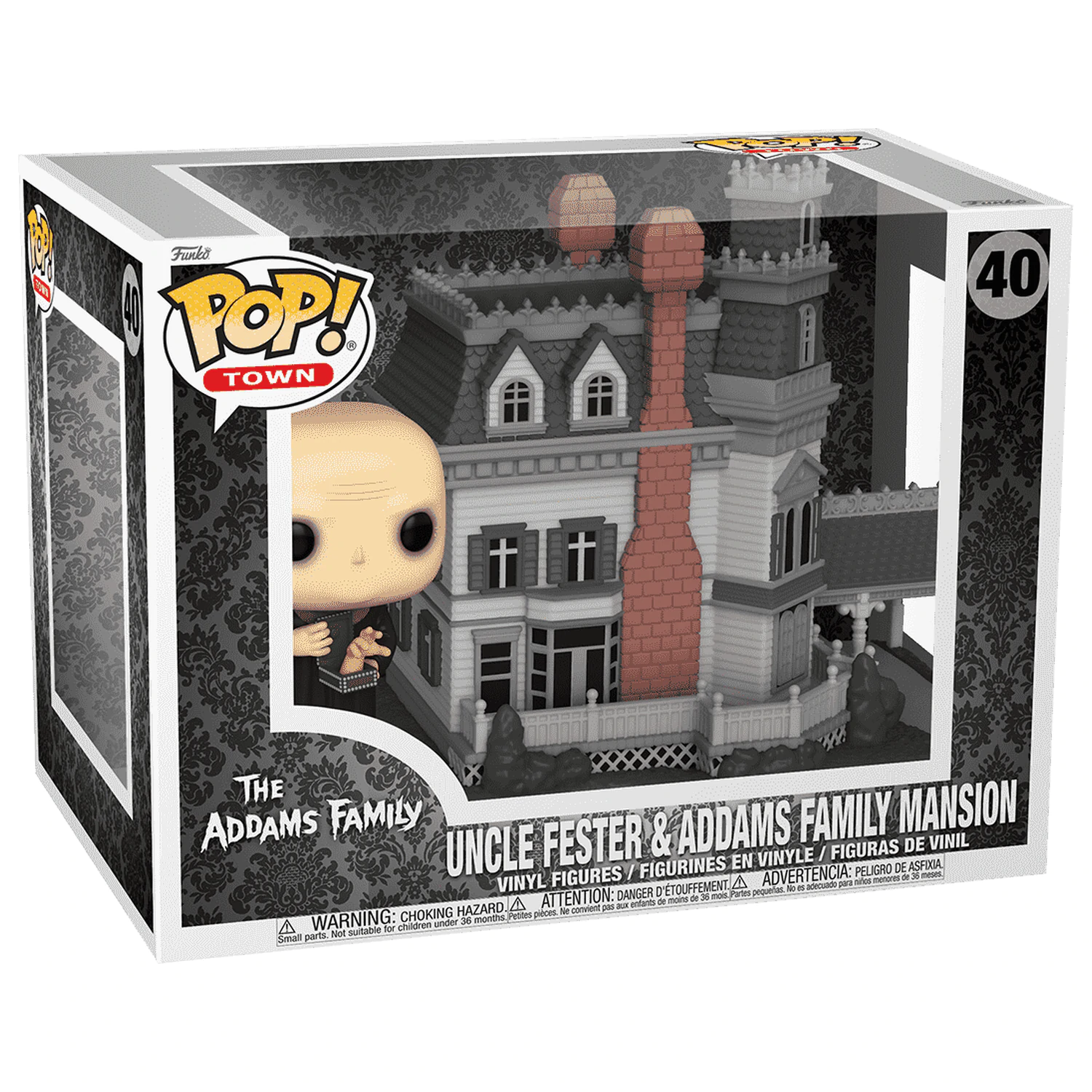 The Addams Family Funko POP! Town Vinyl figura Addams Home w/Uncle Fester termékfotó