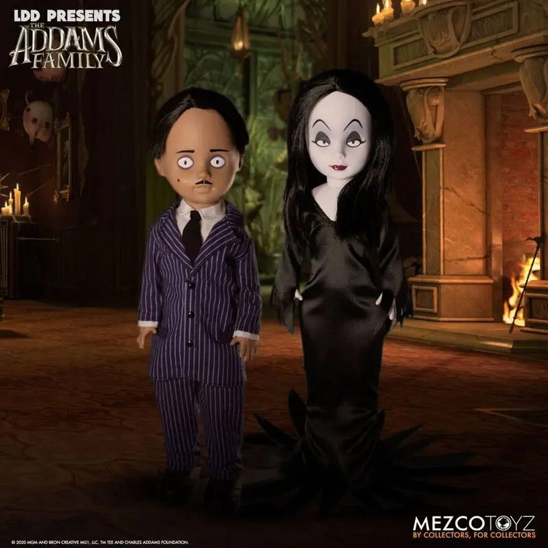 The Addams Family LDD Gomez + Morticia Dead Dolls csomag figura 25cm termékfotó