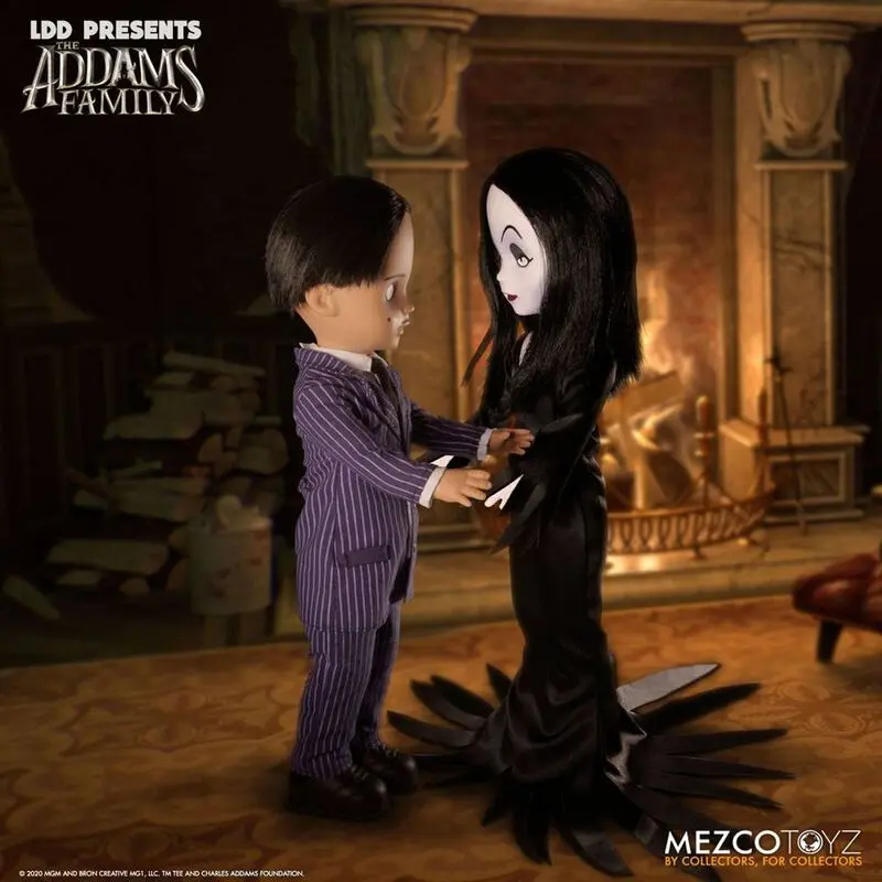 The Addams Family LDD Gomez + Morticia Dead Dolls csomag figura 25cm termékfotó