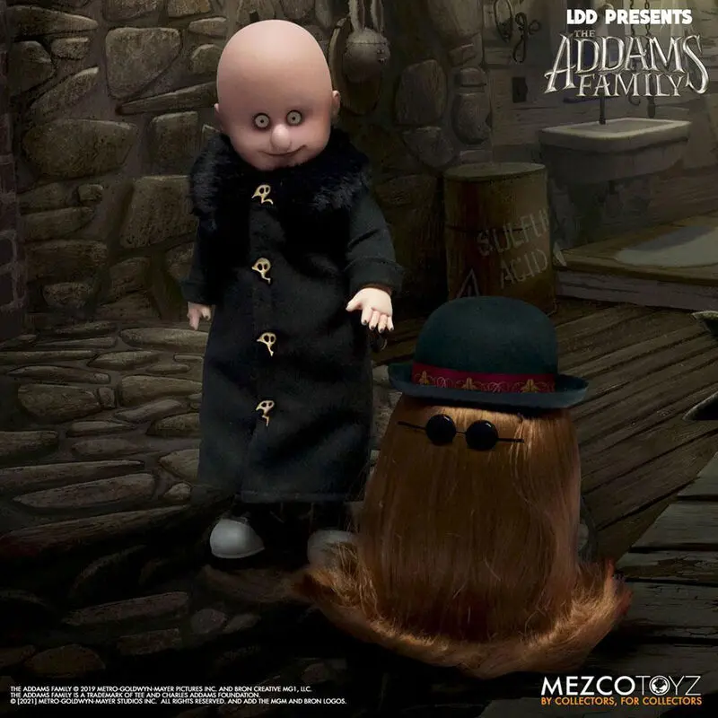 The Addams Family Linving Dead Dolls Dolls Fester + It figura csomag 25cm termékfotó