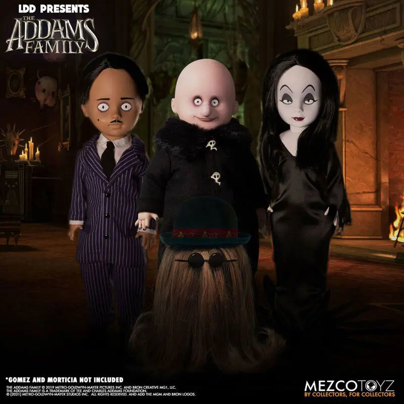 The Addams Family Linving Dead Dolls Dolls Fester + It figura csomag 25cm termékfotó