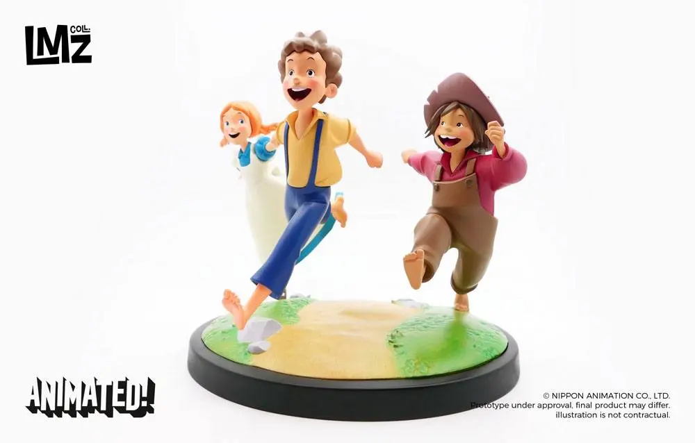 The Adventures of Tom Sawyer Animated!Tom, Huck &amp; Becky  szobor figura 23 cm termékfotó