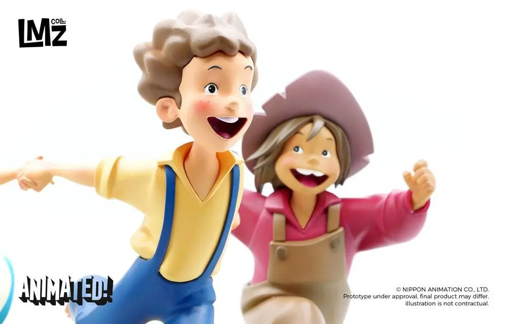 The Adventures of Tom Sawyer Animated!Tom, Huck &amp; Becky  szobor figura 23 cm termékfotó