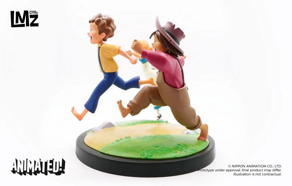 The Adventures of Tom Sawyer Animated!Tom, Huck &amp; Becky  szobor figura 23 cm termékfotó