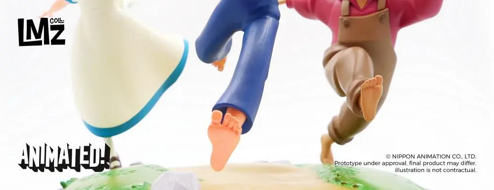 The Adventures of Tom Sawyer Animated!Tom, Huck &amp; Becky  szobor figura 23 cm termékfotó