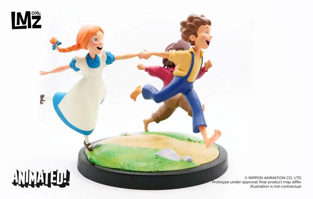 The Adventures of Tom Sawyer Animated!Tom, Huck &amp; Becky  szobor figura 23 cm termékfotó
