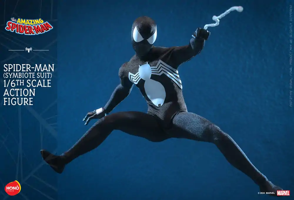 The Amazing Spider-Man 1/6 Spider-Man (Symbiote Suit) akciófigura 30 cm termékfotó