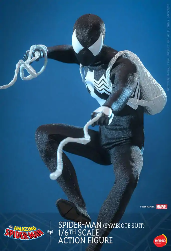 The Amazing Spider-Man 1/6 Spider-Man (Symbiote Suit) akciófigura 30 cm termékfotó