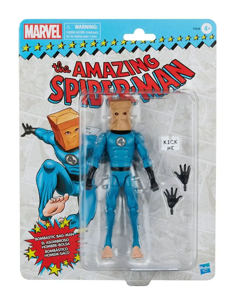 The Amazing Spider-Man Marvel Legends Series 2022 Bombastic Bag-Man akciófigura 15 cm termékfotó