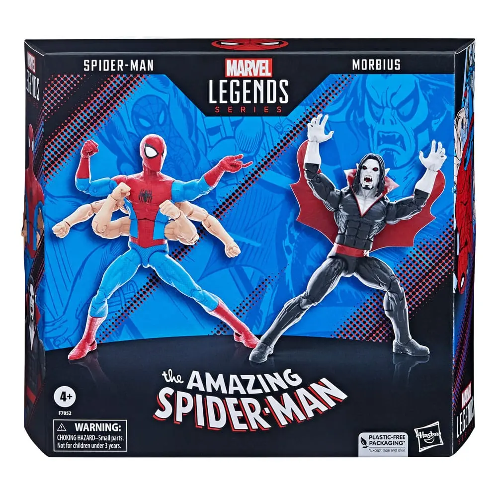 The Amazing Spider-Man Marvel Legends Spider-Man &amp; Morbius 2 db-os akciófigura 15 cm termékfotó