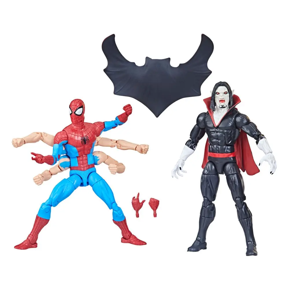 The Amazing Spider-Man Marvel Legends Spider-Man &amp; Morbius 2 db-os akciófigura 15 cm termékfotó