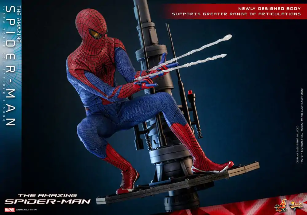 The Amazing Spider-Man Movie Masterpiece 1/6 Spider-Man akciófigura 30 cm termékfotó