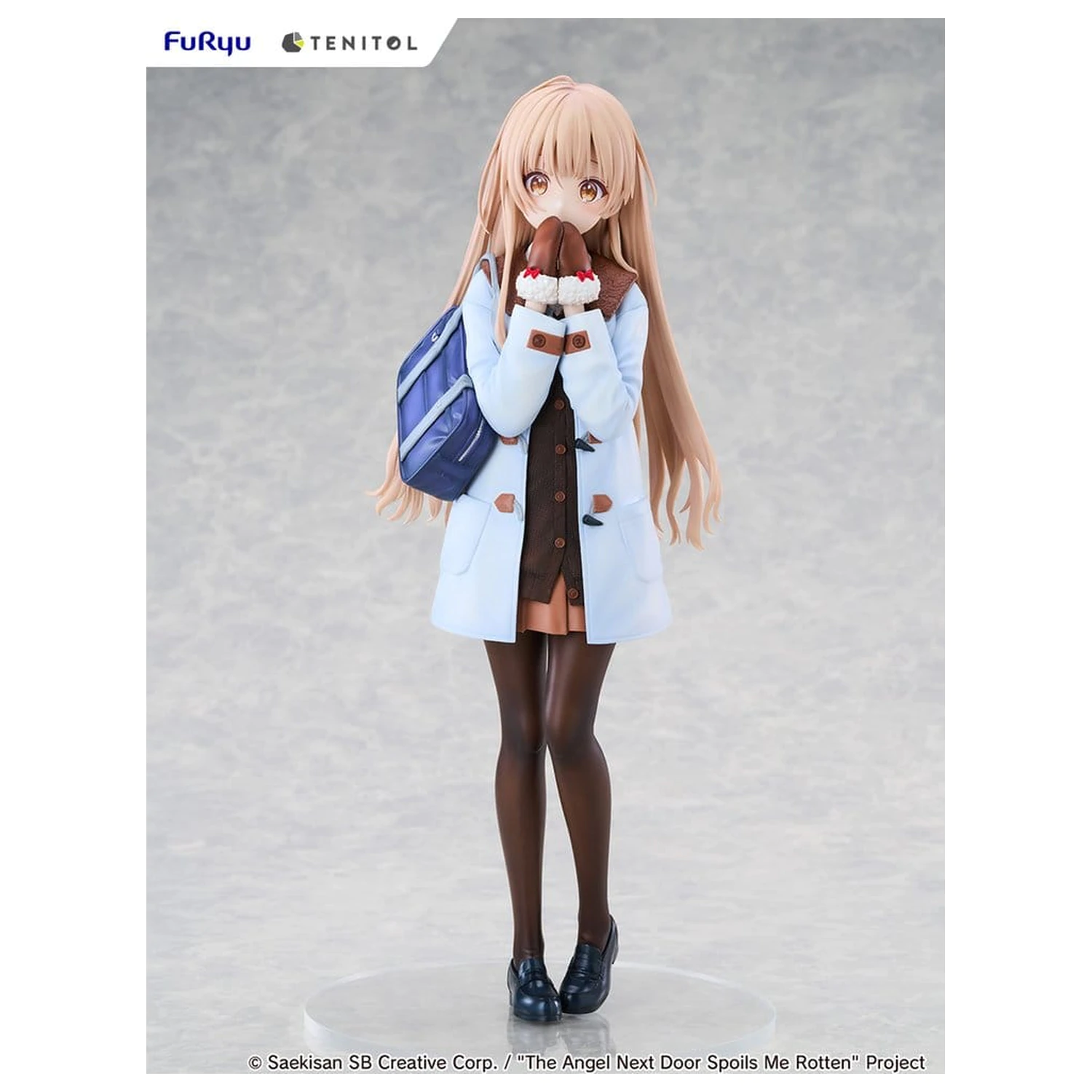 The Angel Next Door Spoils Me Rotten Tenitol Tall PVC figura Mahiru Shiina Winter clothes Ver. 30 cm termékfotó