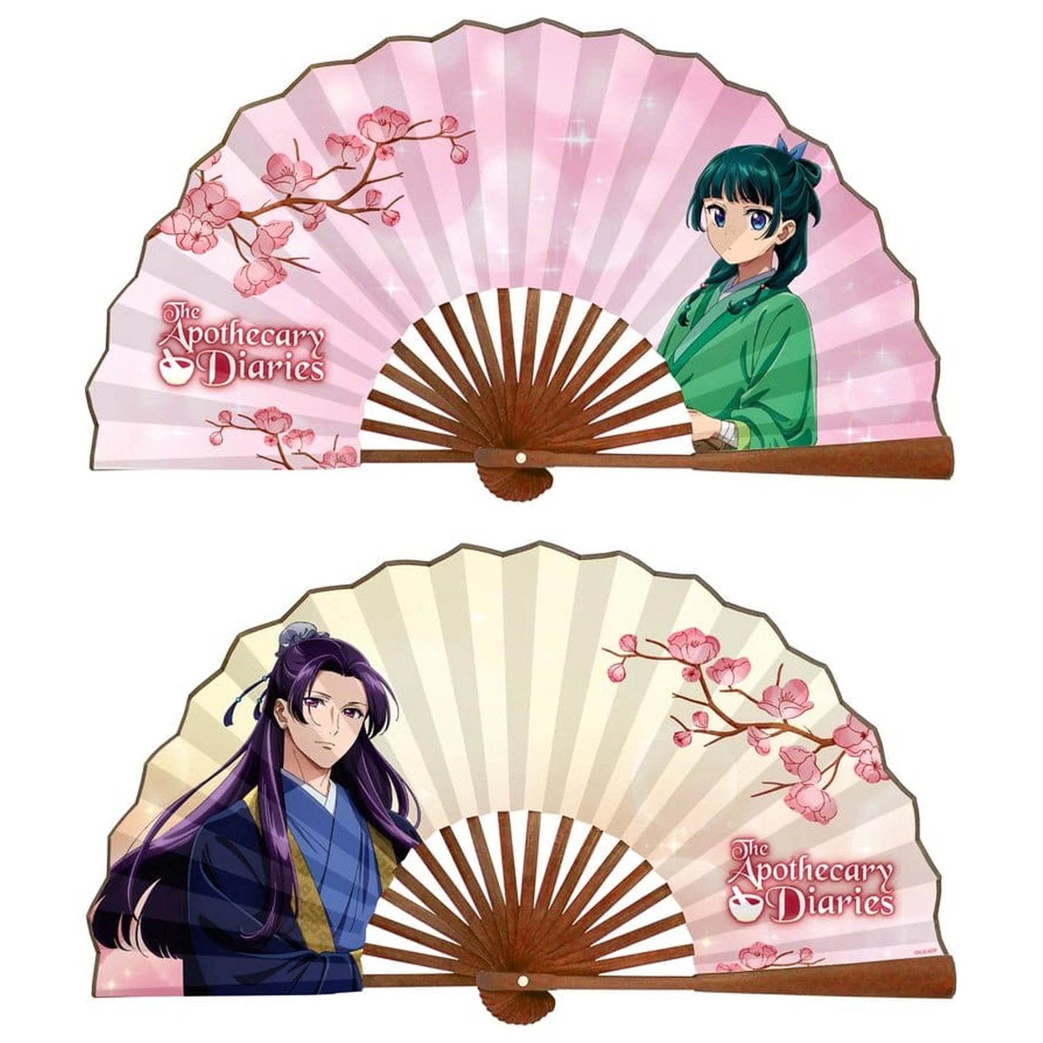 The Apothecary Diaries Maomao & Jinshi bambusz legyező  termékfotó
