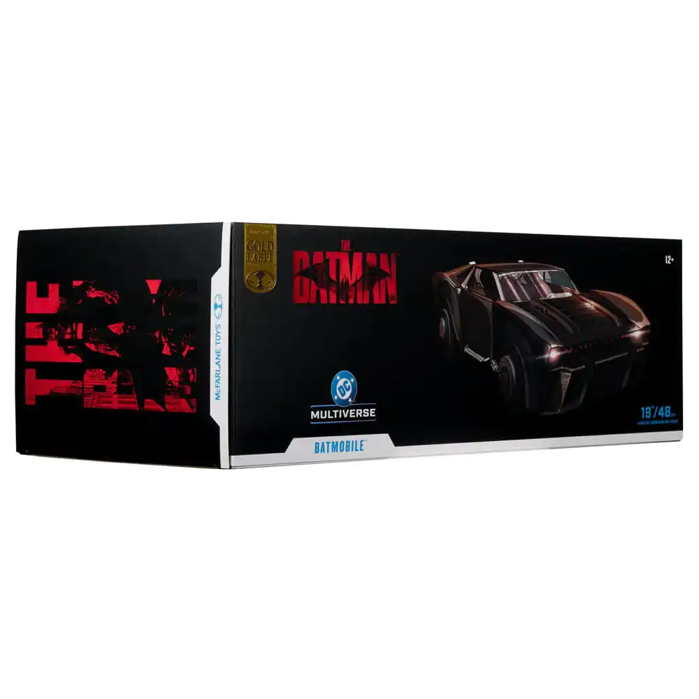 The Batman (2022) DC Multiverse Batmobil (Gold Label) jármű 48 cm termékfotó