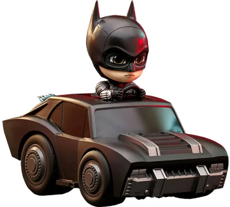 The Batman Cosbaby Batman és BatmobileMini figura csomag  12 cm termékfotó